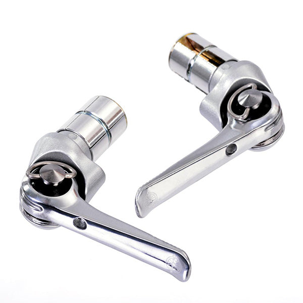 Silver - Bar End Friction Shifters